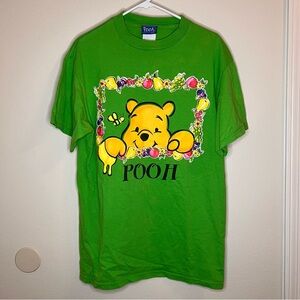 Vintage Bright Green Winnie the Pooh Tee